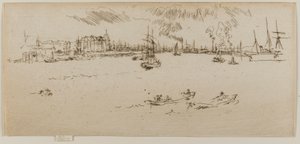 Tilbury door James Abbott McNeill Whistler