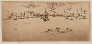 Tilbury door James Abbott McNeill Whistler