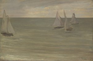 Trouville (Grijs en Groen, de Zilveren Zee) door James Abbott McNeill Whistler