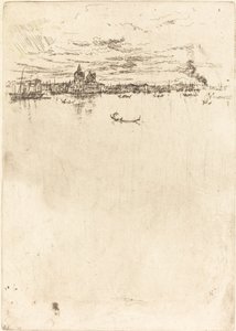 Staand Venetië door James Abbott McNeill Whistler