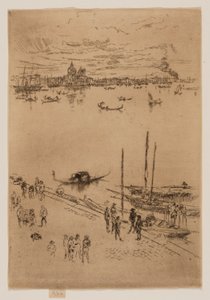 Staand Venetië door James Abbott McNeill Whistler