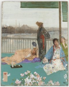 Variaties in vleeskleur en groen - Het balkon