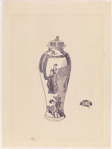 Vaas met Licht Bolvormig Lichaam door James Abbott McNeill Whistler