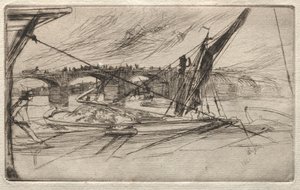 Vauxhall Brug door James McNeill Whistler