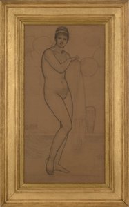 Venus (Staande Naakt) door James Abbott McNeill Whistler