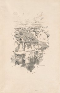 Vitré: Het kanaal door James McNeill Whistler