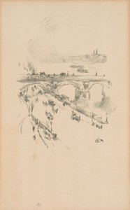 Waterloo Bridge door James Abbott McNeill Whistler