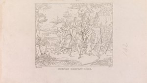 Ontwerpen voor de Grote Zaal van de Society of Arts (4 van 1 blad) door James Mitan