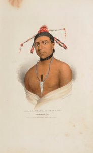 MA-KO-ME-TA of de olie van de beer; een Monomonie opperhoofd, uit de Aboriginal Portfolio