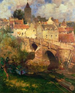 Een dorp in East Linton, Haddington