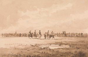 Afgestegen Cavalerie