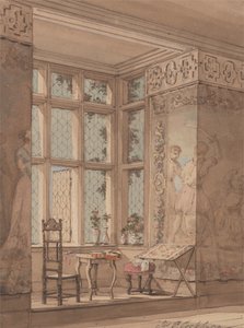 Kamer met wandtapijten in gotisch herenhuis