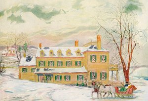 Het Kendall-huis, Virginia, VS, 18e eeuw, 1921