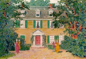 Het Quincy House, New England, VS, 18e eeuw door James Preston
