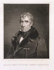 Generaal-majoor William Henry Harrison, gegraveerd door Richard W. Dodson (1812-67)