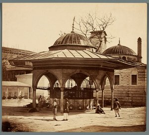 "Fontein op de binnenplaats van de Hagia Sophia" door James Robertson