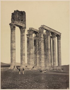 Tempel van Jupiter Olympius, c.1853 door James Robertson