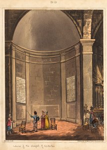 Interieur van de kapel van Waterloo