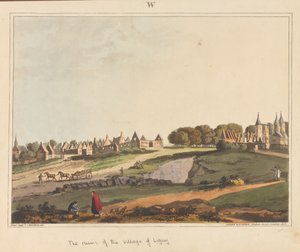 ?De Ruïnes van het Dorp Ligny?, 1815