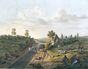 Uitzicht op het Huisje van Valette door James Rouse