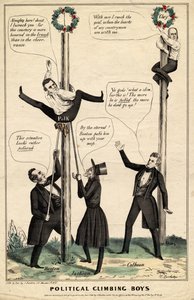 Politieke klimjongens, uitgegeven door J Baillie, H Bucholzer, New York, 1844 door James S. Baillie