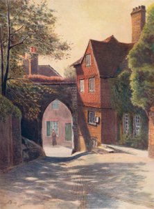 Kasteelpoort en Museum, Guildford, 1911