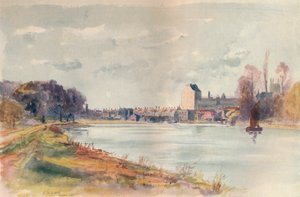 Isleworth, vanaf het jaagpad, 1891, 1914 door James S Ogilvy