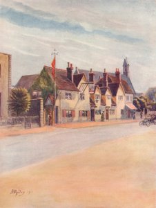 Ripley, The Anchor Inn, 1911 door James S Ogilvy