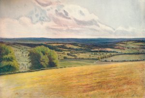 Uitzicht vanaf het Kerkhof, Tatsfield, 1912, 1914