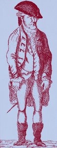 John Wilkes - naar karikatuur van James Sayers