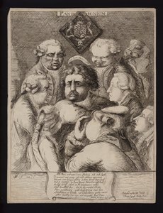 Pandemonium: satire op de politieke instabiliteit in Groot-Brittannië na de val van de Fox-North Coalitie en de vervanging ervan door de regering van William Pitt de Jongere, 1784