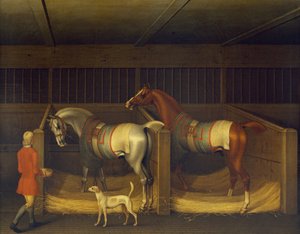 Renpaarden van Ambrose Phillips door James Seymour