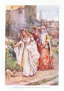 Want daar in de tuin liep de mooiste dame die hij ooit had gezien door James Shaw Crompton