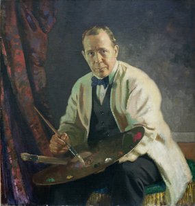 Portret van Sir William Orpen door James Sinton Sleator