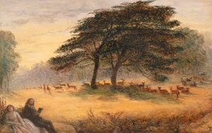 Liefhebbers in Richmond Park door James Smetham
