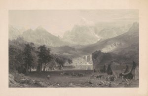 De Rocky Mountains door James Smillie, after Albert Bierstadt
