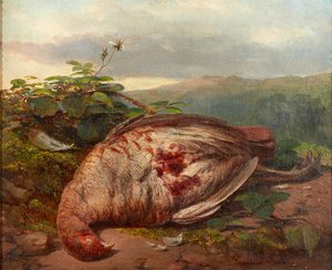 Een stilleven van dood wild door James Sr Hardy