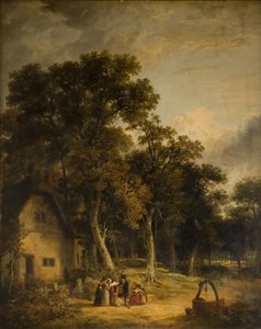 Huisje in een bos