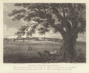 Robert Bloomfield, dichter: Wakefield Lodge, Whittlebury Forest (gravure)