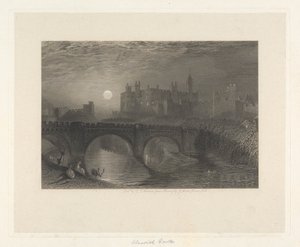 Alnwick Kasteel, Northumberland door James T. Willmore