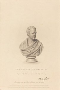 Buste van Sir Walter Scott door James Thomson after Sir Francis Legatt Chantrey