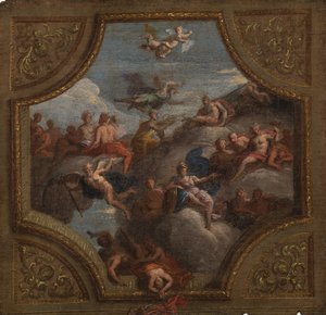 Schets voor een Plafonddecoratie, 1700 door James Thornhill