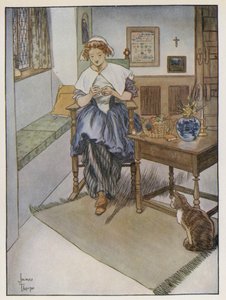 Illustratie voor The Compleat Angler door Izaak Walton door James Thorpe