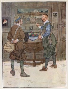 Illustratie voor The Compleat Angler door Izaak Walton door James Thorpe