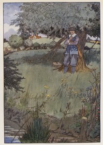 Illustratie voor The Compleat Angler door Izaak Walton door James Thorpe