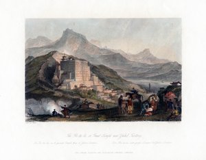 De Poo Ta La, of Grote Tempel bij Zhehol, Tartary, China door James Tingle