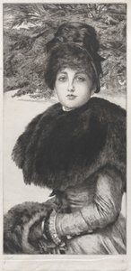 Een Winterwandeling door James Tissot