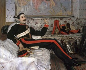 Kapitein Frederick Gustavus Burnaby door James Tissot