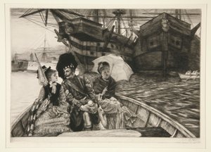 Tussen de twee wankelt mijn hart door James Tissot