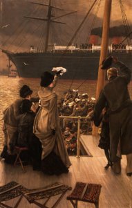Afscheid op de Mersey door James Tissot